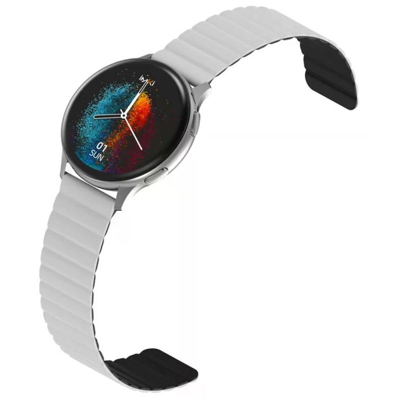 Imiki Smartwatch Holo Pro Argento Display AMOLED Cardiofrequenzimetro Bluetooth