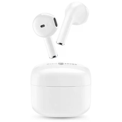Cellularline Swag Auricolari Bluetooth TWS In-Ear, Bianchi