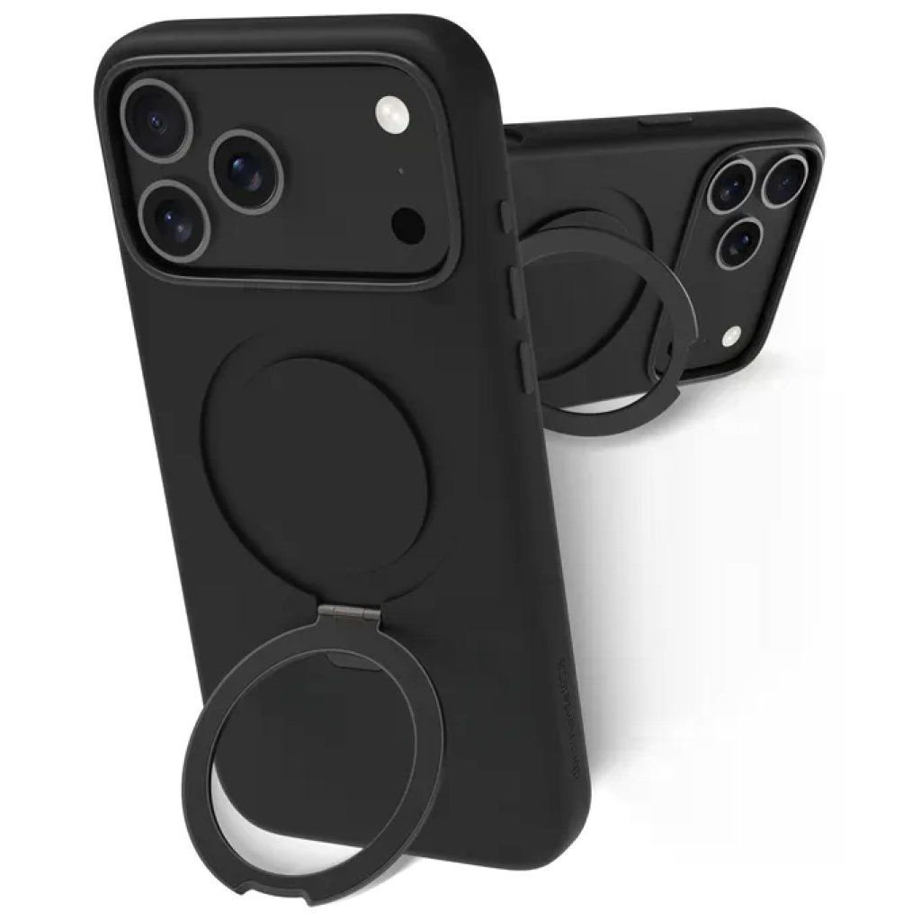 Dbramante1928 ROK9ICBL6659 Roskilde Cover iPhone 17 Pro Max MagSafe Kickstand protezione cadute 1.2m colore Nero