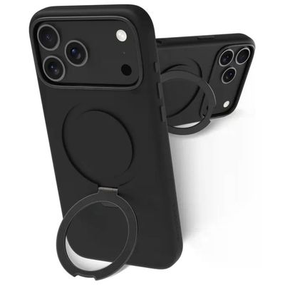 Dbramante1928 ROK9ICBL6659 Roskilde Cover iPhone 17 Pro Max MagSafe Kickstand protezione cadute 1.2m colore Nero