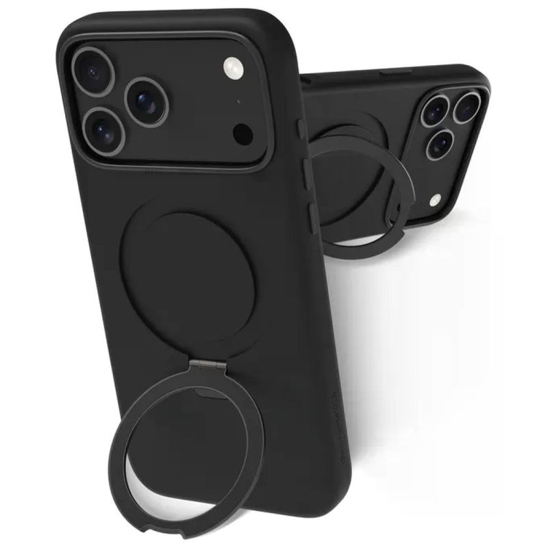 Dbramante1928 ROK9ICBL6659 Roskilde Cover iPhone 17 Pro Max MagSafe Kickstand protezione cadute 1.2m colore Nero