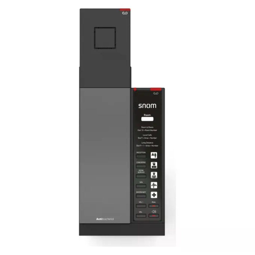 Snom HD341 Telefono IP Nero con Cuffia DECT A170C