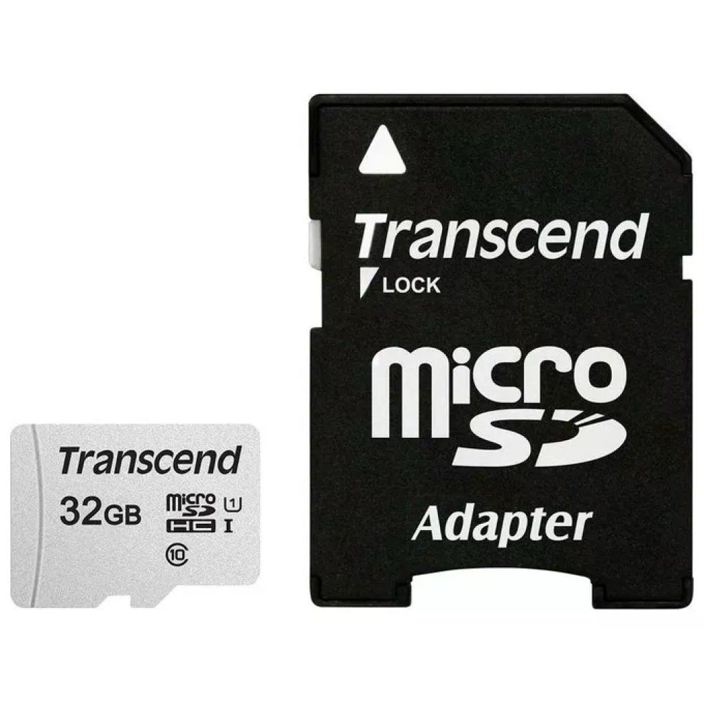 Transcend 300S microSDHC 32 GB UHS-I U1 A1 V30 Transcend 300S microSDHC 32 GB UHS-I U1 A1 V30