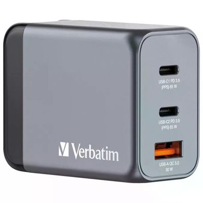 Verbatim GNC-65 Caricatore da Parete USB-C 65 W