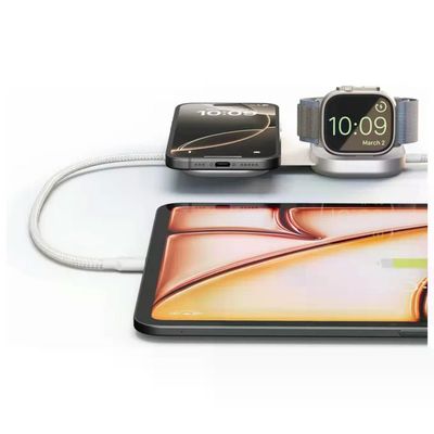 ZENS Otterbox 78-81587 Cavo Ricarica Wireless Zens Pro 3 USB-C MagSafe Qi2 15W Bianco