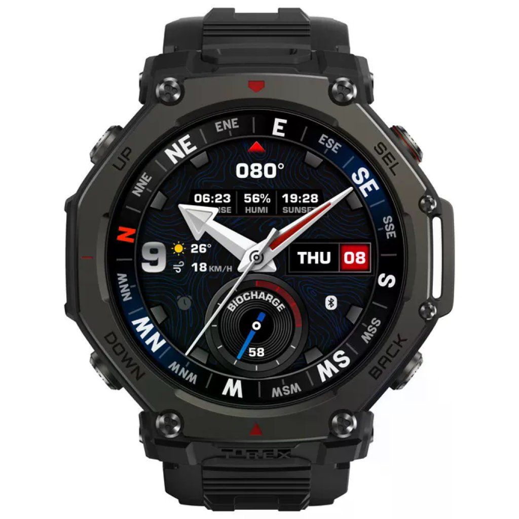 Amazfit T-Rex 3 Pro Smartwatch AMOLED 48 mm Nero Amazfit T-Rex 3 Pro Smartwatch AMOLED 48 mm Nero