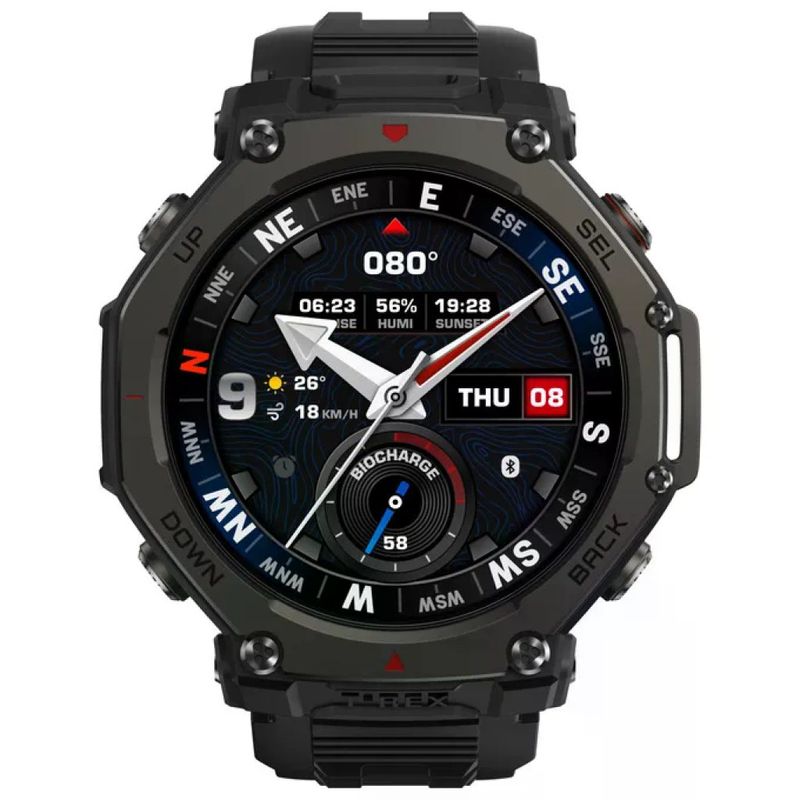 Amazfit W2443EU1N T-Rex 3 Pro Smartwatch AMOLED 1.5'' 48mm GPS Wi-Fi 10 ATM Batteria 27 Giorni colore Nero
