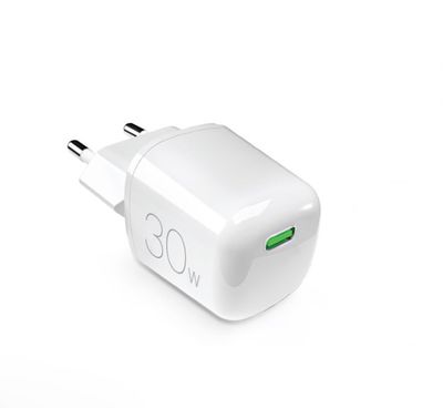 Puro MiniPro Caricabatterie USB-C GaN 30W Bianco