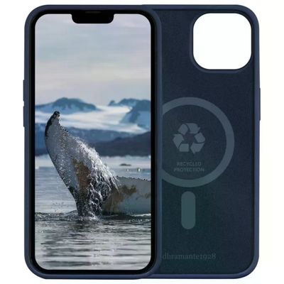 Dbramante1928 Monaco – Custodia MagSafe per iPhone 14, Blu