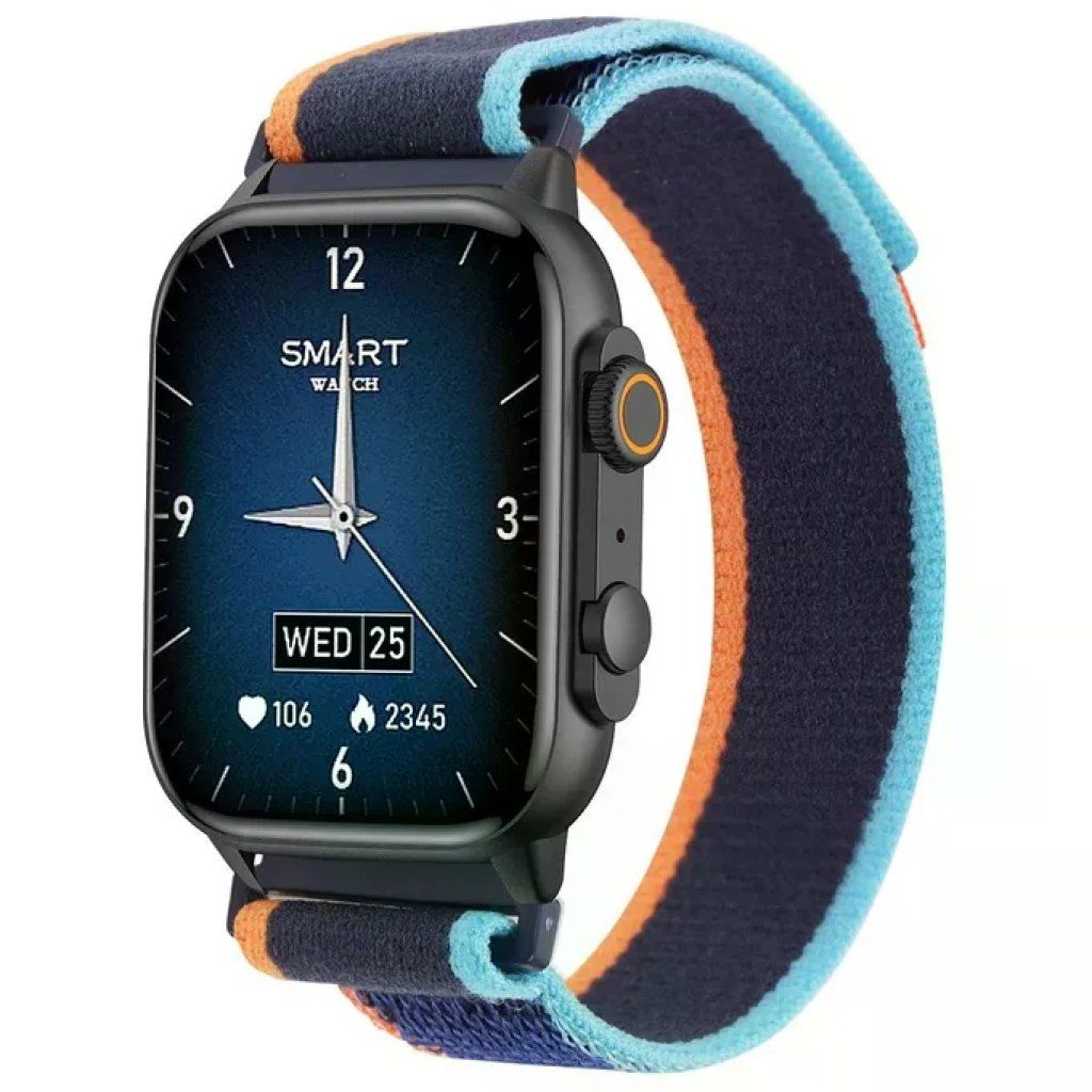 Trevi T-FIT 430 A Smartwatch AMOLED con Chiamate Wireless, IP68, Nero