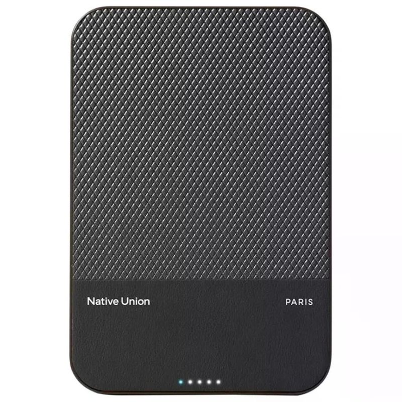Native Union (Re)Classic Power Bank Magnetico Qi2 5000 mAh Nero Native Union (Re)Classic Power Bank Magnetico Qi2 5000 mAh Nero