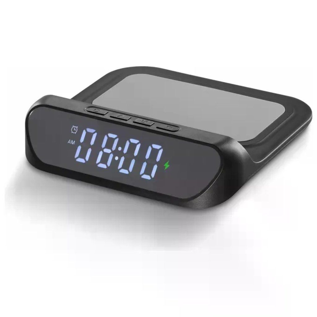 Cellularline WIRELESSCLOCK2K – Sveglia digitale con ricarica wireless 15 W, nera Cellularline WIRELESSCLOCK2K – Sveglia digitale con ricarica wireless 15 W, nera