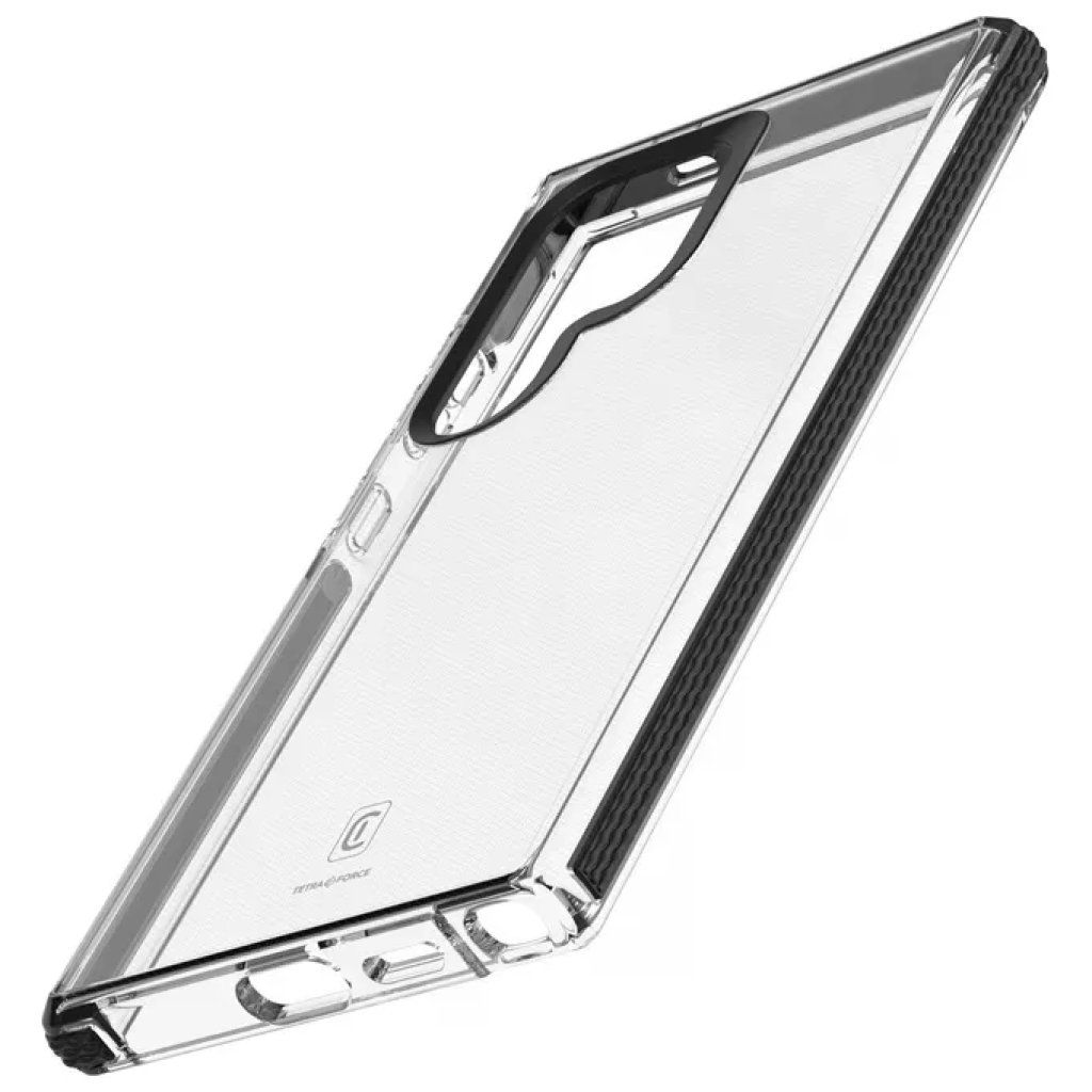 Cellularline Tetra Force Strong Guard Cover per Samsung Galaxy S25 Ultra – Nera