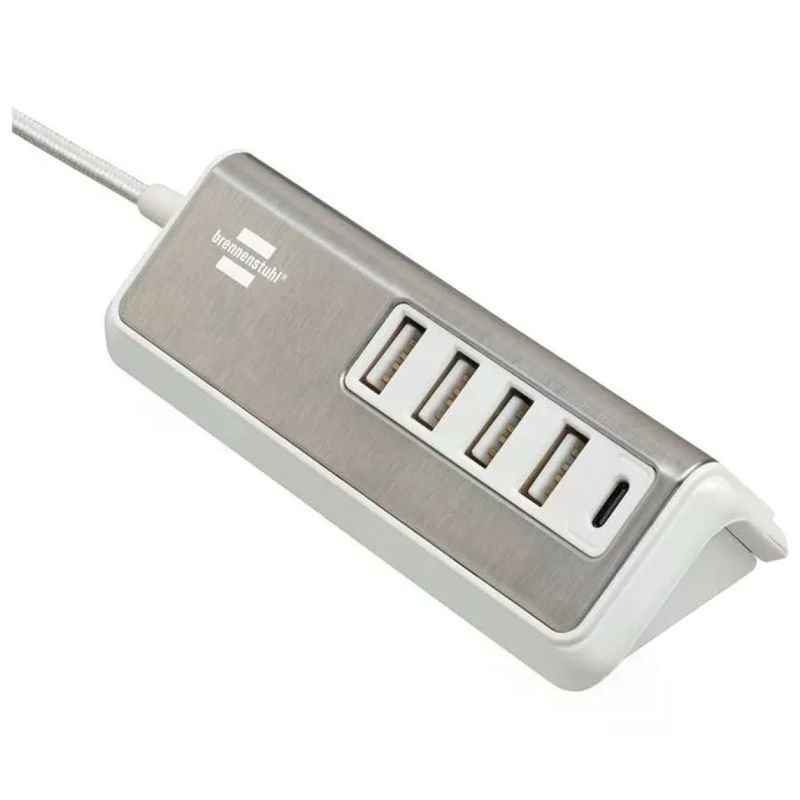 Brennenstuhl 1508230 estilo Caricatore multiplo USB 4x USB A 1x USB C Power Delivery 1