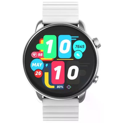 IMIKI TG2 Smartwatch AMOLED 1,43” Argento, Cassa 46 mm IMIKI TG2 Smartwatch AMOLED 1,43” Argento, Cassa 46 mm
