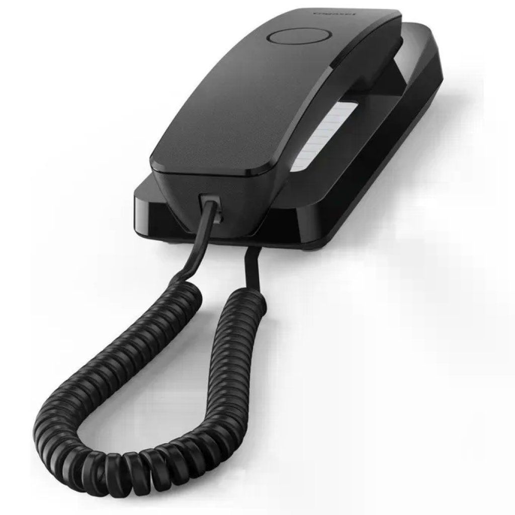 Gigaset DESK 200 Telefono Fisso Analogico a Filo, Nero