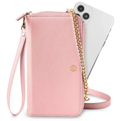 Celly VENEREBP Venere Custodia Portafoglio Universale Pochette Ecopelle Effetto Saffiano Fino a 6 Celly VENEREBP Venere Custodia Portafoglio Universale Pochette Ecopelle Effetto Saffiano Fino a 6
