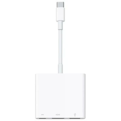 Apple MW5M3ZM-A Adattatore Multiporta da USB-C ad AV Digitale HDMI 4K USB 3.2 Tipo-A e Tipo Apple MW5M3ZM-A Adattatore Multiporta da USB-C ad AV Digitale HDMI 4K USB 3.2 Tipo-A e Tipo