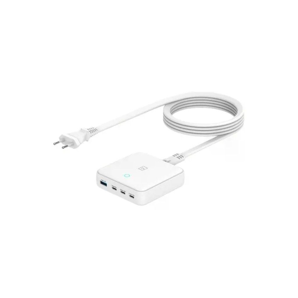 Tucano Ma-Degan100-Eu-W Caricabatterie GaN 100W a 4 Porte Bianco Tucano Ma-Degan100-Eu-W Caricabatterie GaN 100W a 4 Porte Bianco