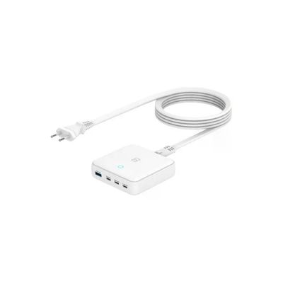 Tucano Ma-Degan100-Eu-W Caricabatterie GaN 100W a 4 Porte Bianco