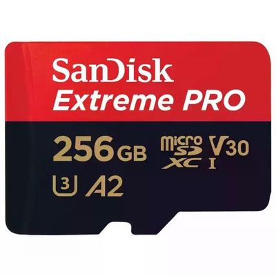 SanDisk Extreme PRO microSDXC 256 GB UHS-I U3 V30 A2 SanDisk Extreme PRO microSDXC 256 GB UHS-I U3 V30 A2