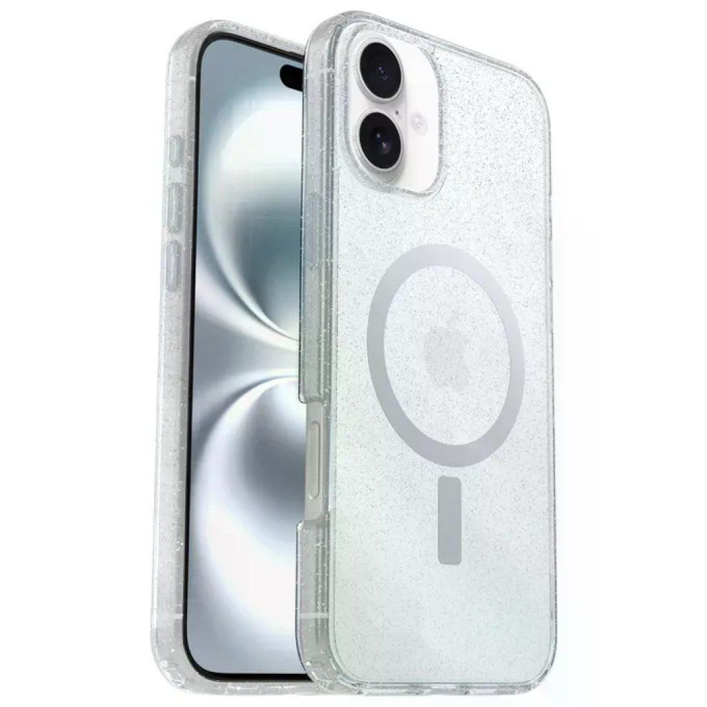 OtterBox Symmetry Series Clear MagSafe per iPhone 16 Plus – Up Beet OtterBox Symmetry Series Clear MagSafe per iPhone 16 Plus – Up Beet