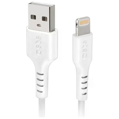 SBS Cavo Lightning USB-A per iPhone, iPad e iPod – 2 m, Bianco