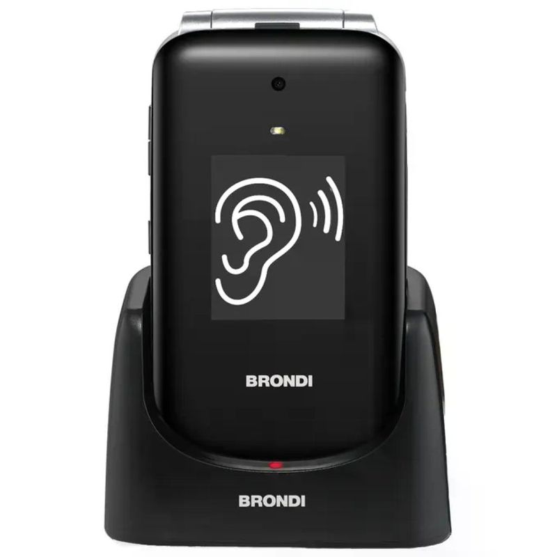 Brondi Amico SuperVoice Telefono Cellulare Senior Dual SIM Nero