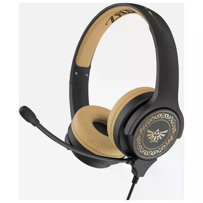 OTL Technologies ZD0815 Zelda Cuffie Gaming On-Ear con Microfono Boom Jack 3,5 mm 85 94 dB colore Nero OTL Technologies ZD0815 Zelda Cuffie Gaming On-Ear con Microfono Boom Jack 3,5 mm 85 94 dB colore Nero