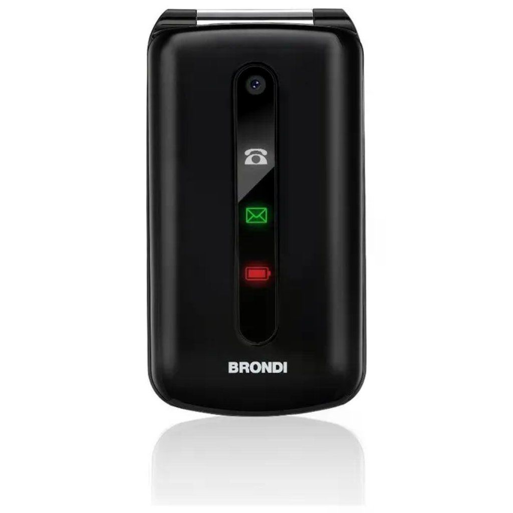 Brondi President cellulare basico dual sim display 3 pollici fotocamera 1.3 mp nero