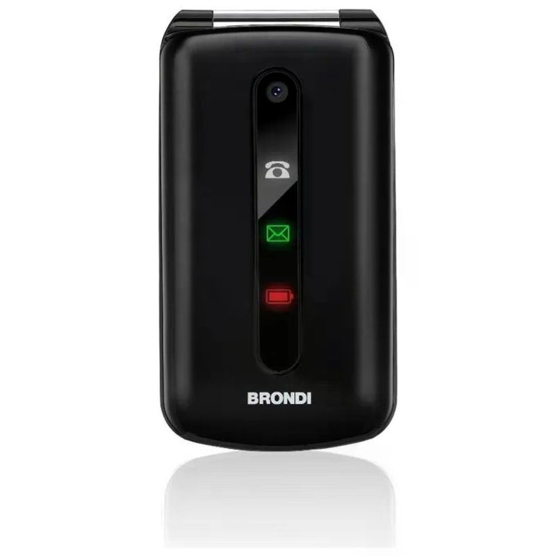 Brondi President cellulare basico dual sim display 3 pollici fotocamera 1.3 mp nero