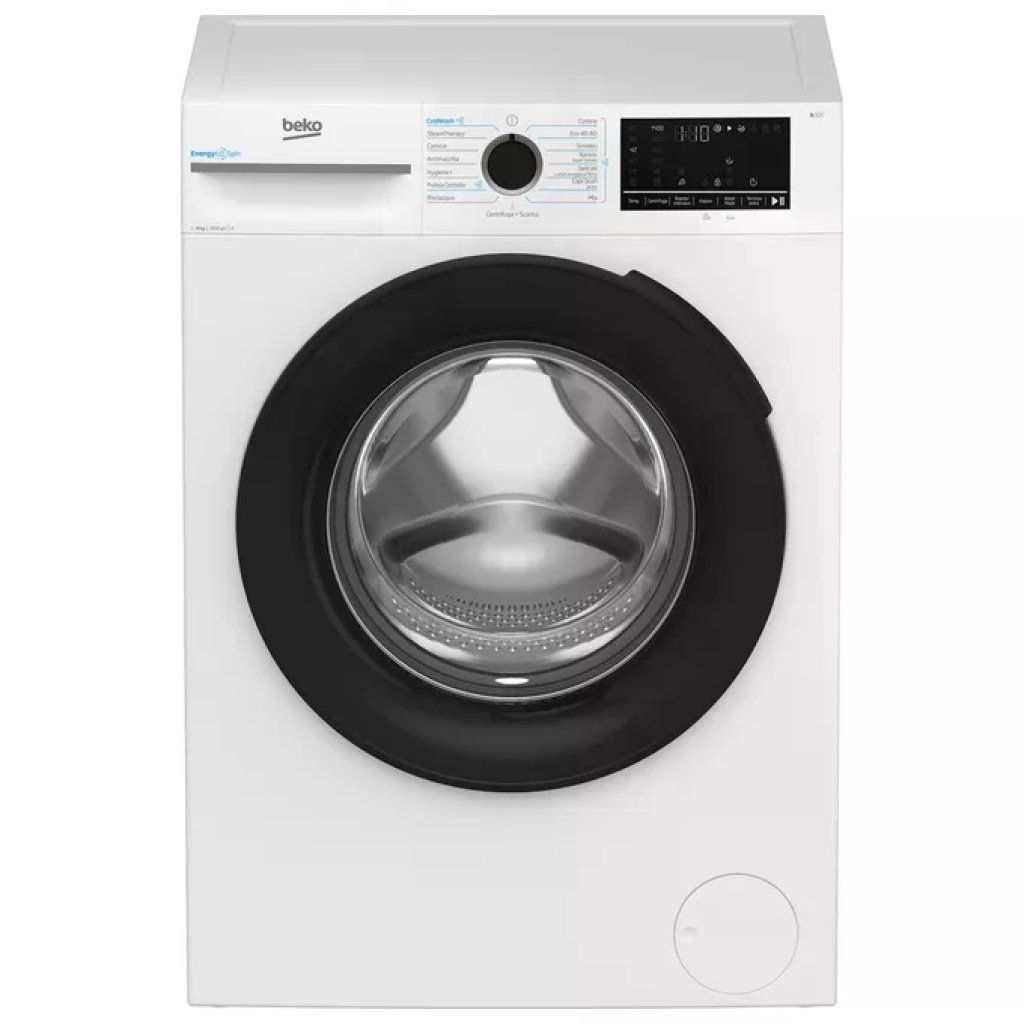 Beko BMW8149DB b300 Lavatrice Frontale 8 Kg 1400 rpm Classe A Motore Inverter Funzione Vapore Display Beko BMW8149DB b300 Lavatrice Frontale 8 Kg 1400 rpm Classe A Motore Inverter Funzione Vapore Display