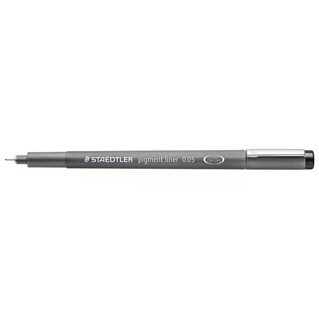 Staedtler Pigment Liner 308 – Confezione da 10, Nero, 0,05 mm