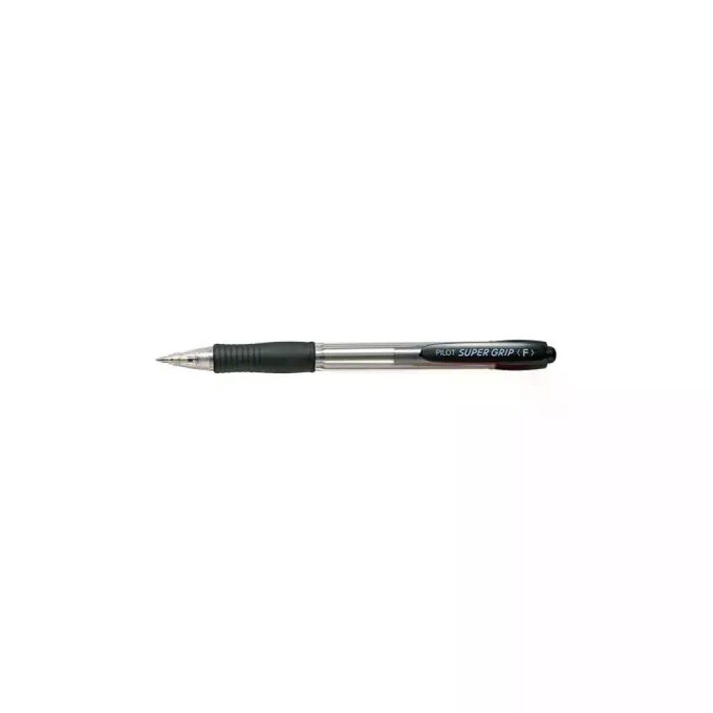 Pilot Super Grip BPGP-10R-F – 12 penne a sfera nere, punta fine 0,7 mm