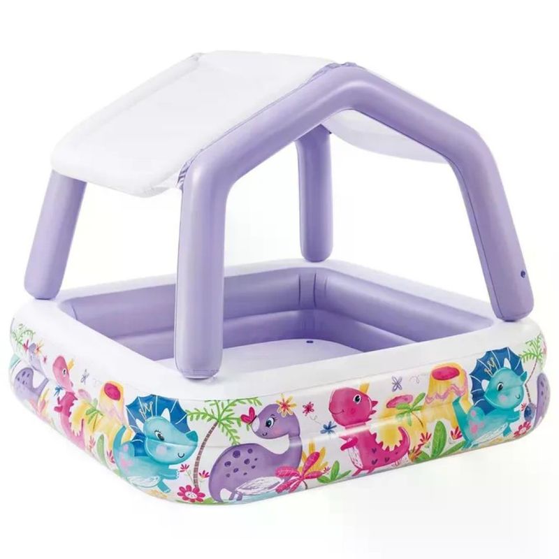 Intex 57470NP Piscina Gonfiabile per Bambini con Parasole, 157 x 157 x 122 cm