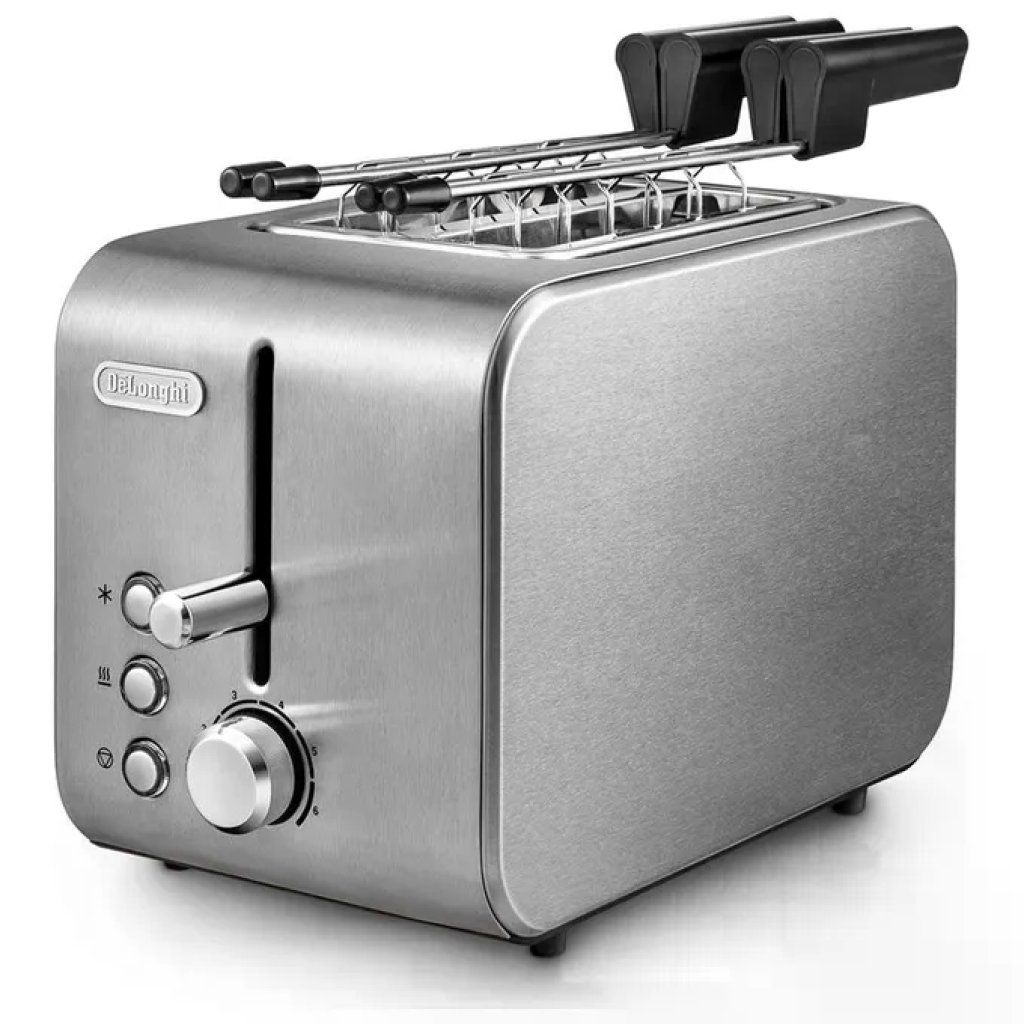 DELONGHI De'Longhi CTX2203 Tostapane 2 Fette, 550 W, Argento