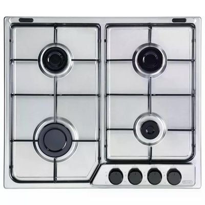 DELONGHI De Longhi FFA46ASV Family Piano cottura Gas 60 cm 4 fuochi accensione elettrica valvole sicurezza DELONGHI De Longhi FFA46ASV Family Piano cottura Gas 60 cm 4 fuochi accensione elettrica valvole sicurezza
