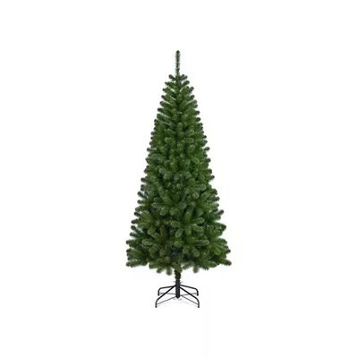 AMICASA Albero di Natale artificiale Alpino Slim verde 150 cm – 388 rami
