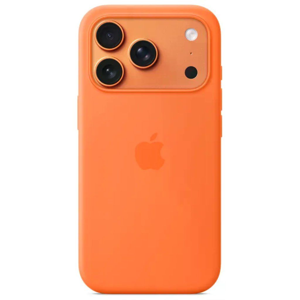 Apple Custodia MagSafe in Silicone Arancione per iPhone 17 Pro