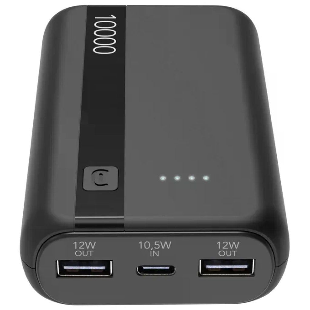 Cellularline PBENTRY10000K Power Bank 10.000 mAh Nero