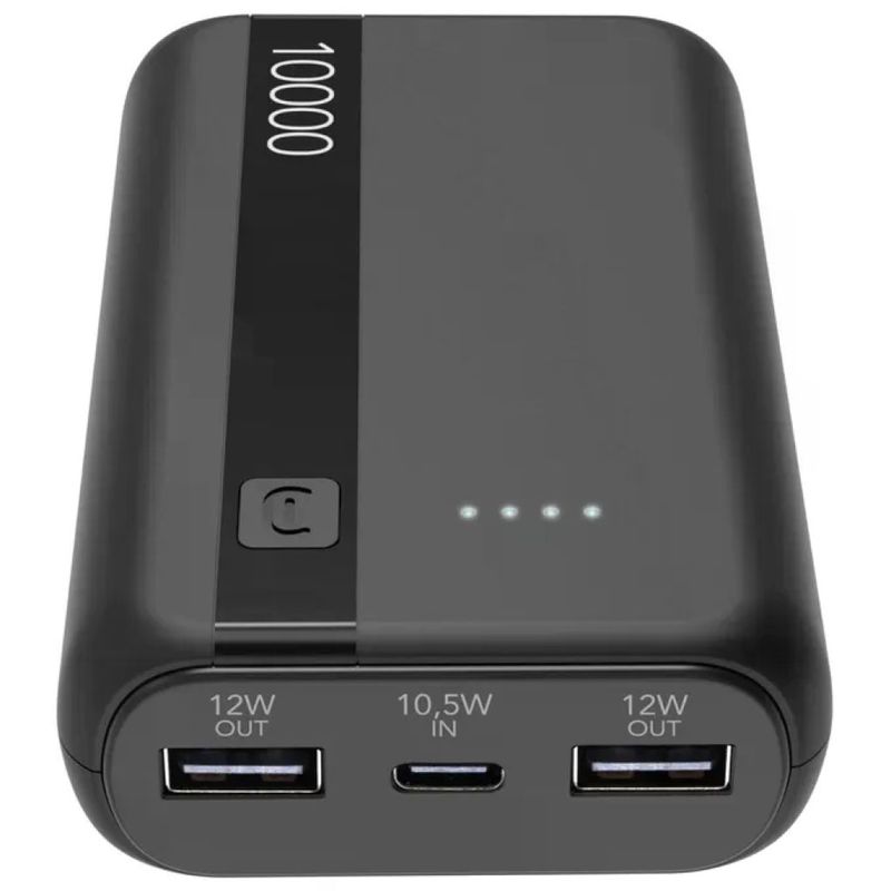 Cellularline PBENTRY10000K Power Bank 10.000 mAh Nero Cellularline PBENTRY10000K Power Bank 10.000 mAh Nero
