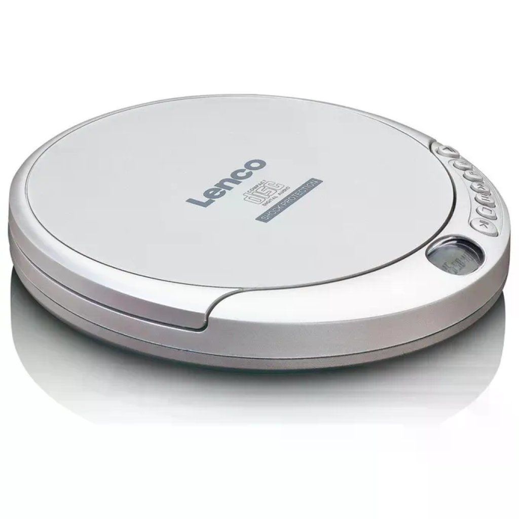 Lenco CD-201SI Lettore CD Portatile MP3 Argento Lenco CD-201SI Lettore CD Portatile MP3 Argento