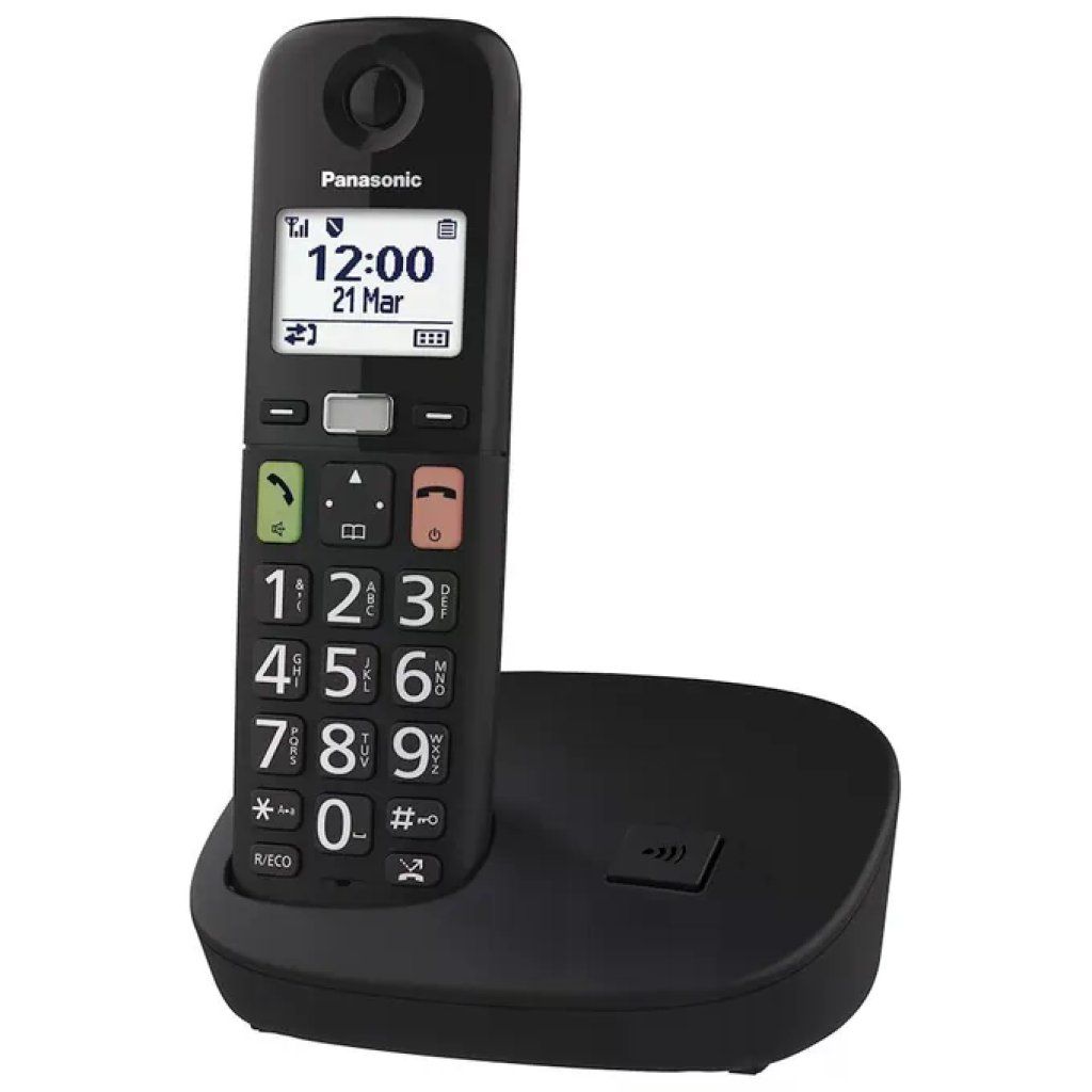 Panasonic KX-TGU110EXB Telefono Cordless DECT Nero