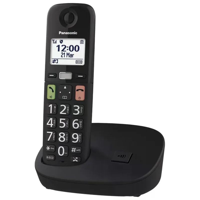 Panasonic KX-TGU110EXB Telefono Cordless DECT Nero
