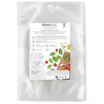 Magic Vac ANP1076 Sacchetti Sottovuoto 20 x 30 cm, 100 Pezzi Magic Vac ANP1076 Sacchetti Sottovuoto 20 x 30 cm, 100 Pezzi