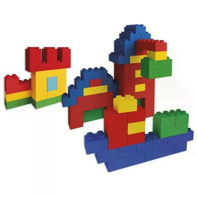 Androni Giocattoli 8525 Unicoplus Secchiello Giochi di Costruzione 250 Pezzi Compatibili colore