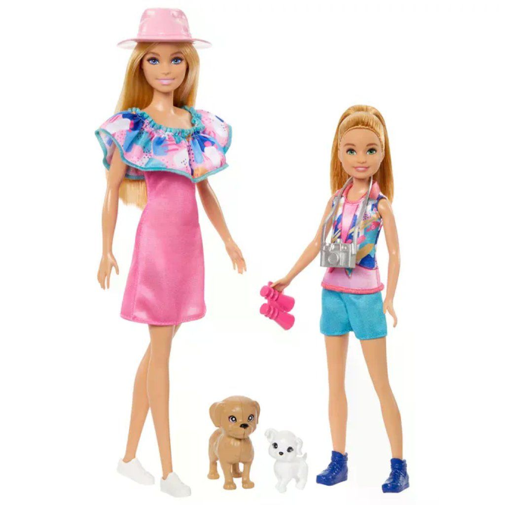 Barbie HRM09 Stacie alla Riscossa – Set con 2 Bambole, 2 Cuccioli e Accessori
