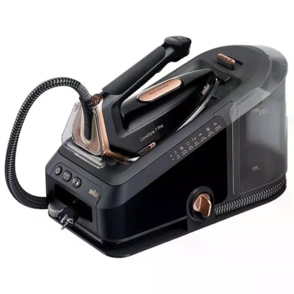 Braun IS7286BK CareStyle 7 Pro Ferro da Stiro con Caldaia 2700W 8 bar 2 L Piastra EloxalPlus FreeGlide Braun IS7286BK CareStyle 7 Pro Ferro da Stiro con Caldaia 2700W 8 bar 2 L Piastra EloxalPlus FreeGlide