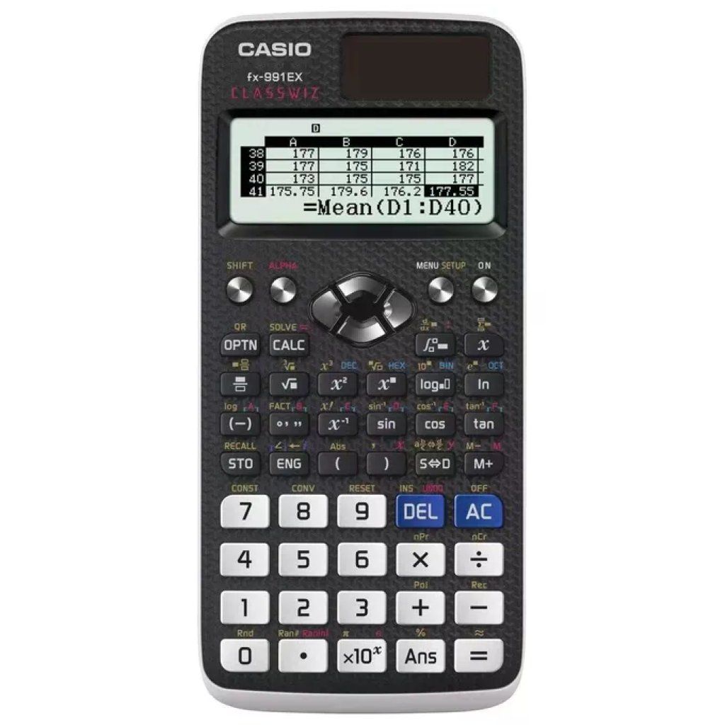Casio FX-991ES PLUS 2 Calcolatrice Scientifica, 417 Funzioni, Display Naturale, Solare e Batteria