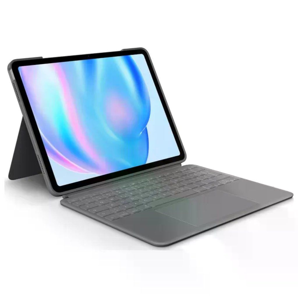 Logitech Combo Touch per iPad Air – Tastiera QWERTY italiana con trackpad, grigio